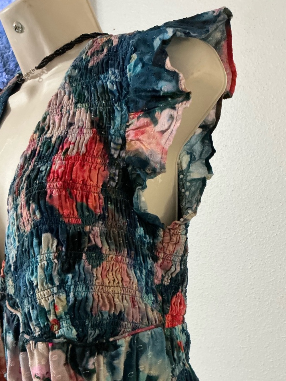 EUC Anthropologie The Peregrine Jumpsuit: Printed Eyelet Edition Size Small - Picture 7 of 16